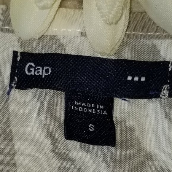 GAP Gray & White Zebra Print Dress - Picture 4 of 9